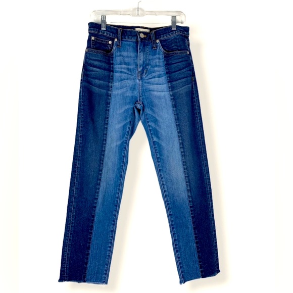 Madewell | Cruiser Straight Jeans 26 Two Tone Raw - Picture 1 of 10